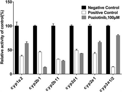 Inhibition and Induction by Poziotinib of Different Rat Cytochrome P450 Enzymes In Vivo and in an In Vitro Cocktail Method